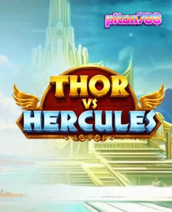 Tampilan visual slot Thor vs Hercules dengan dua karakter mitologi ikonik